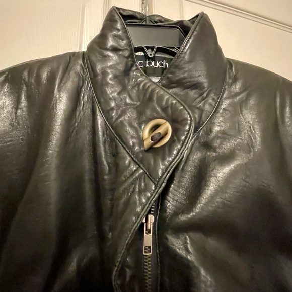 Marc Buchanan Pelle Pelle Vintage European Leather Longline Coat - Picture 12 of 16